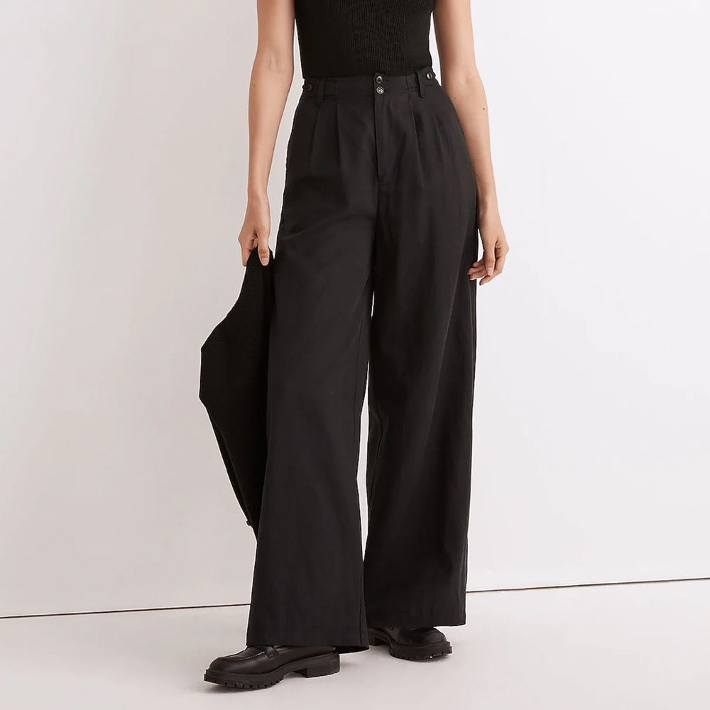Madewell The Harlow Wide-Leg Pant, never worn, size 6